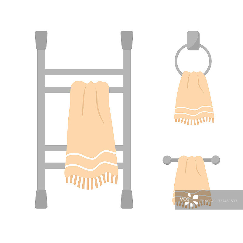 手绘加热毛巾架设备图片素材