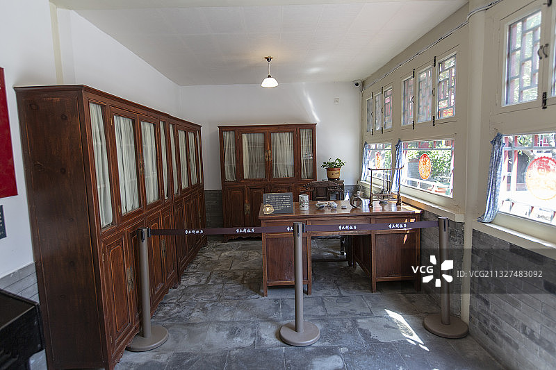 北京李大钊故居西厢房：李大钊的书房图片素材