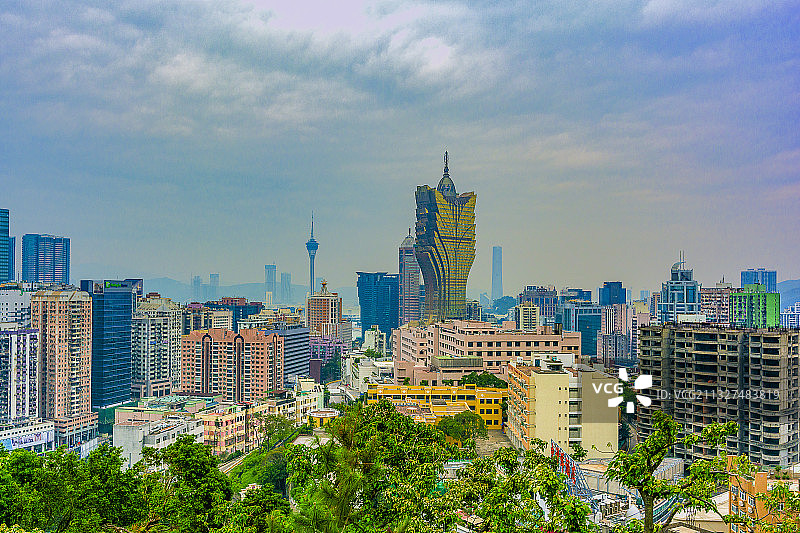 澳门东望洋炮台图片素材