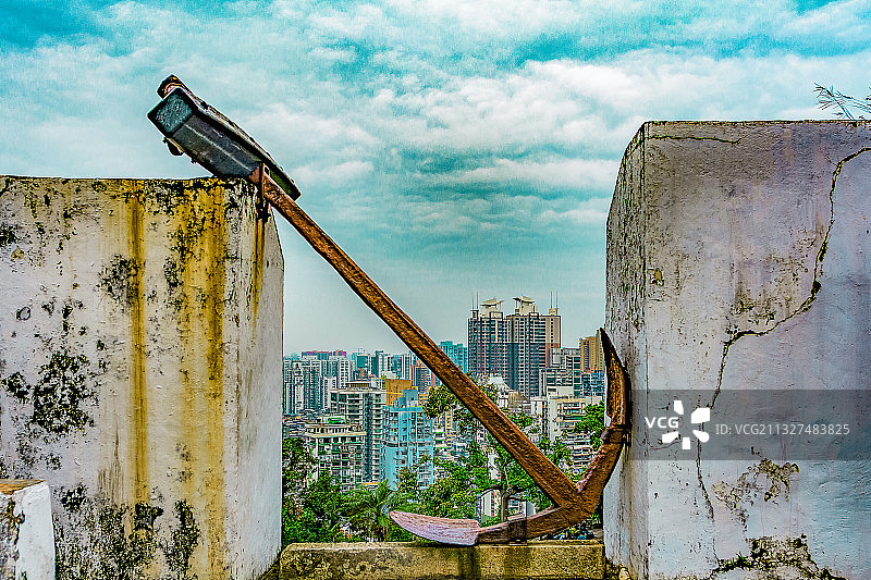澳门东望洋炮台图片素材