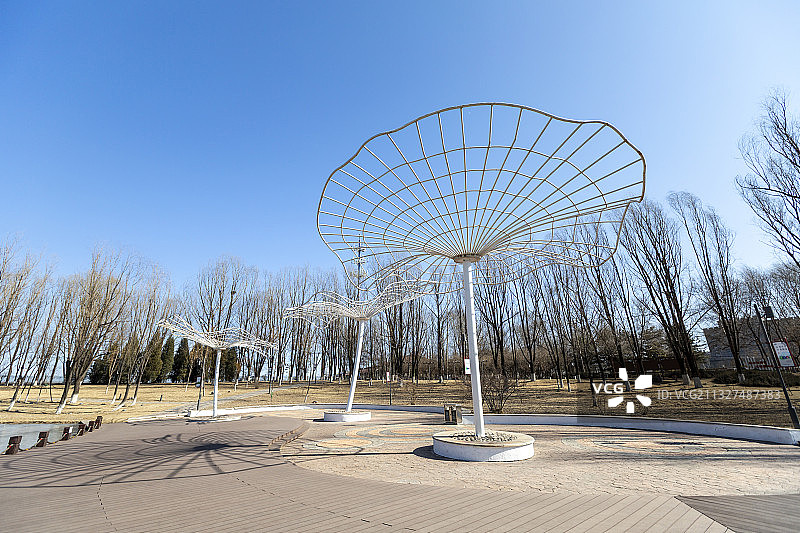 北京延庆江水泉公园图片素材