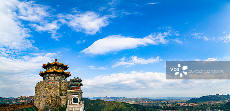 丫髻山的春天图片素材