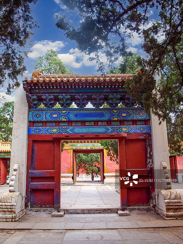 北京昌平明昭陵棂星门图片素材