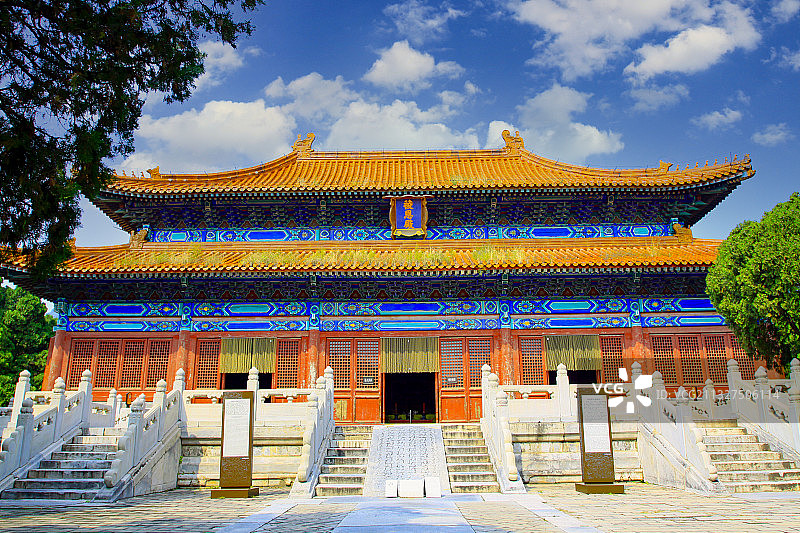 北京昌平明昭陵祾恩殿图片素材