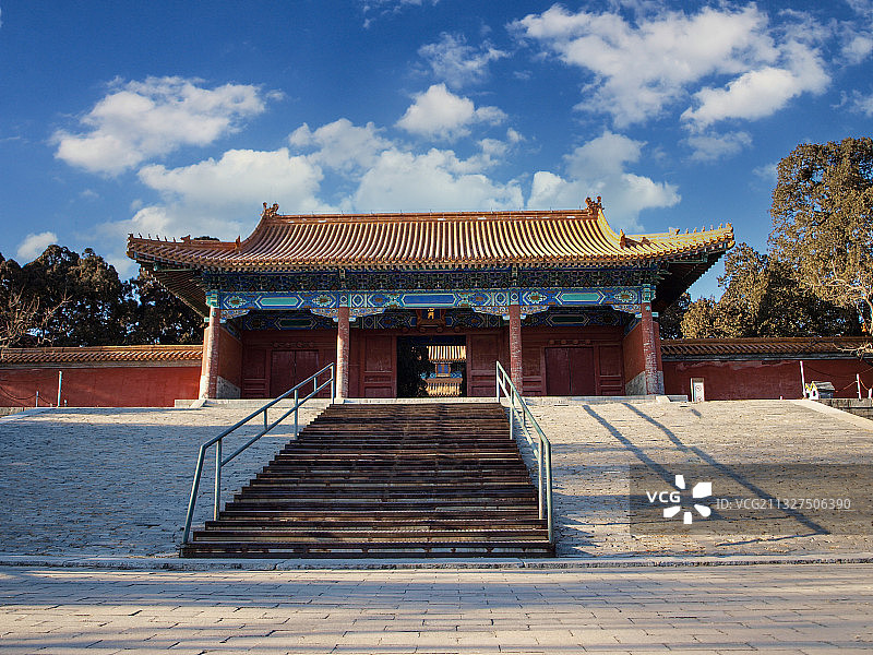 北京昌平明昭陵祾恩门图片素材