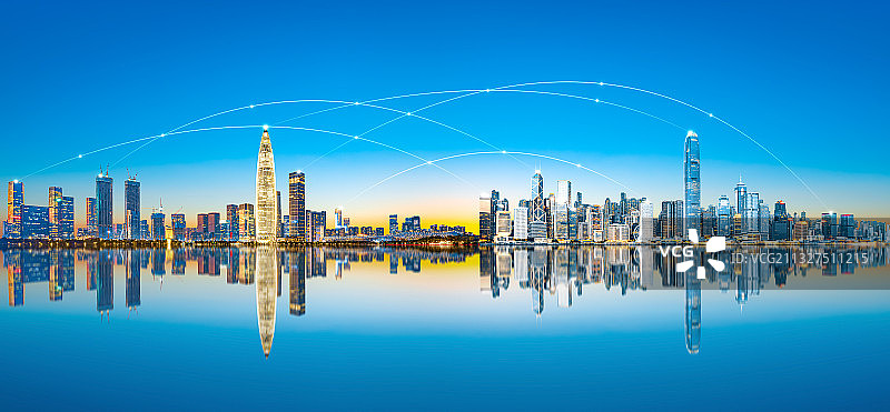 深圳香港科技城市建筑图片素材