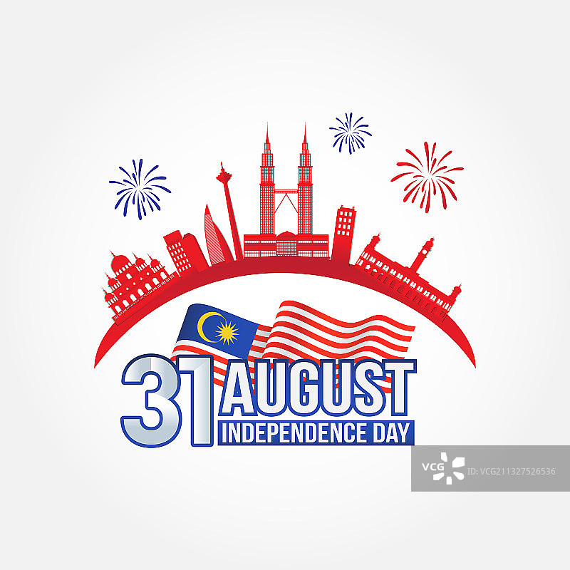 8月31日马来西亚独立日图片素材