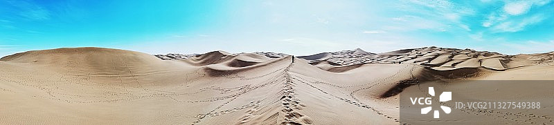 库木塔格沙漠图片素材