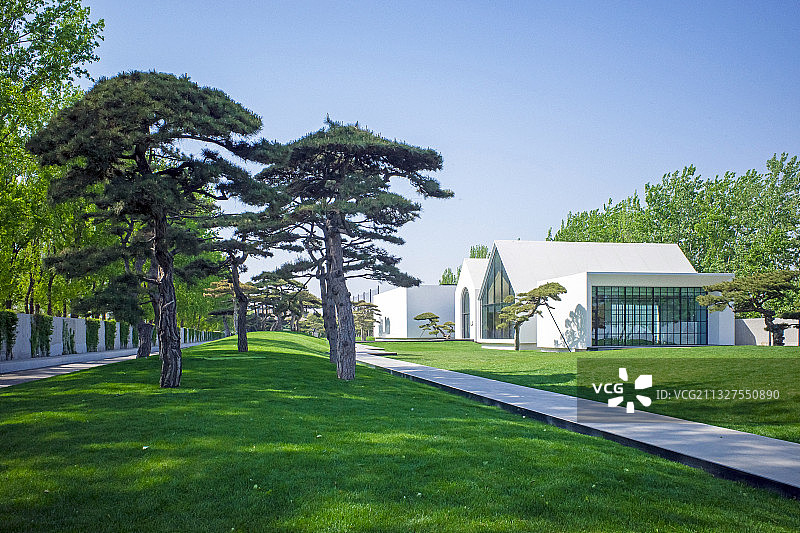 松艺术馆风光图片素材