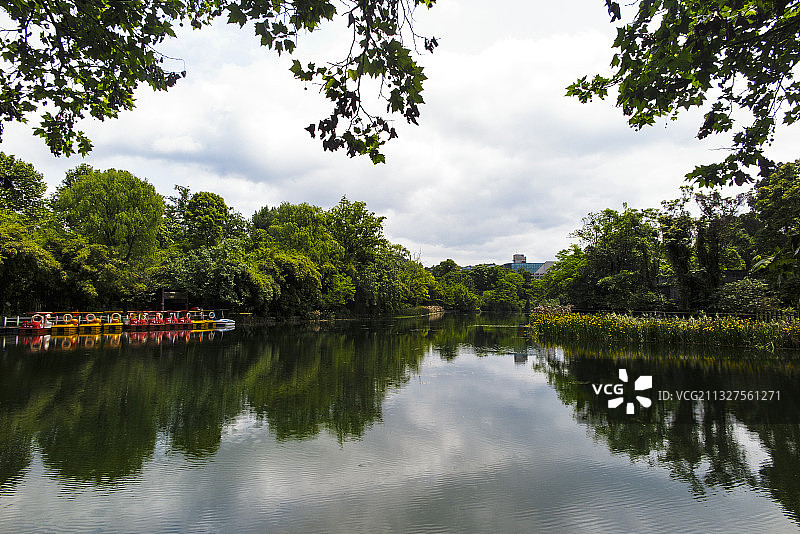 贵阳花溪公园南湖图片素材
