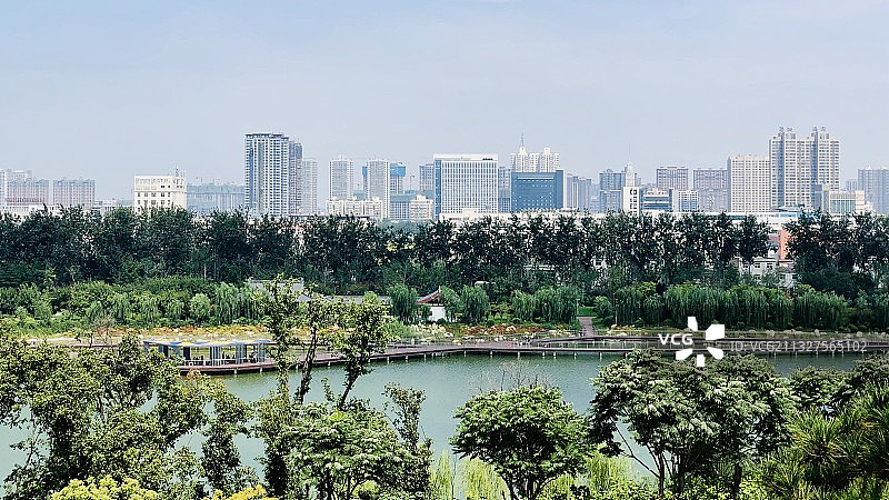 渭南市南湖公园图片素材