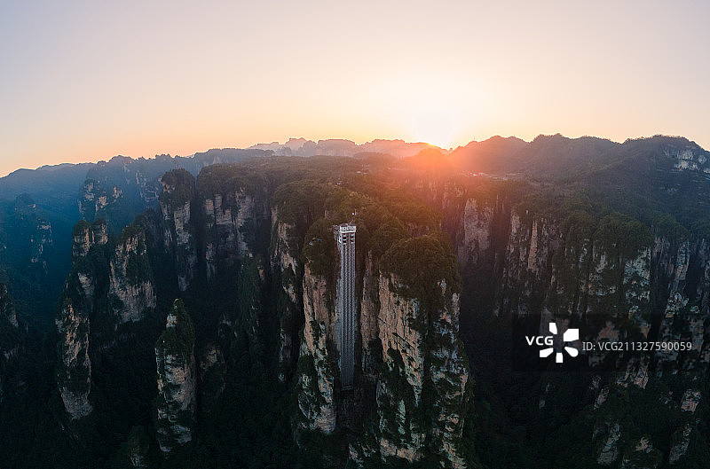 张家界百龙天梯图片素材