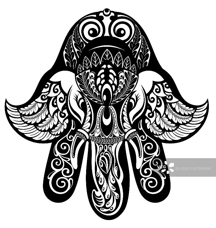 Hamsa之手图片素材