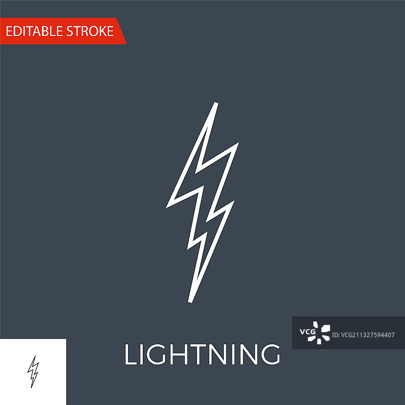 闪电图标图片素材