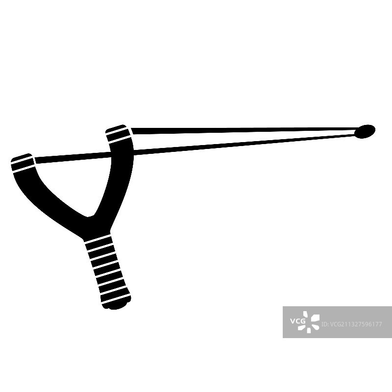 白色背景弹弓武器图标图片素材