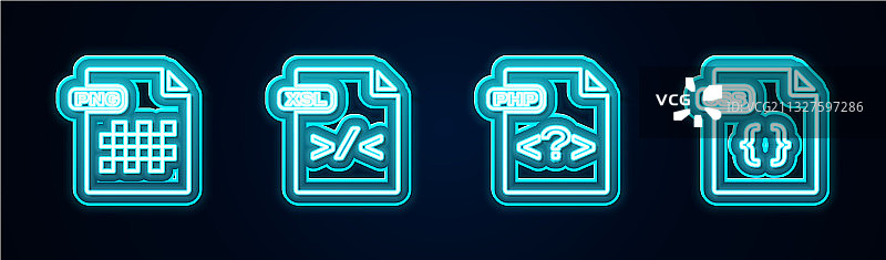 设置行PNG文件文档XSL PHP和CSS图片素材