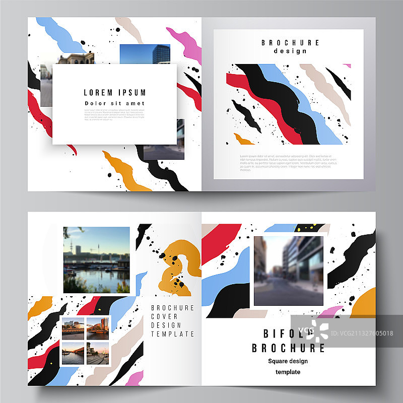 布局两个覆盖模板为正方形图片素材