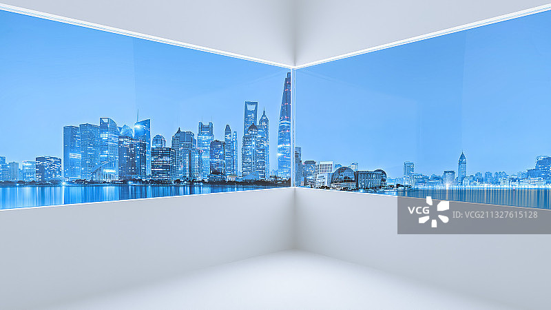 城市建筑玻璃窗户空间组图图片素材