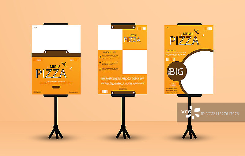 用于商业食品的立式banner图片素材