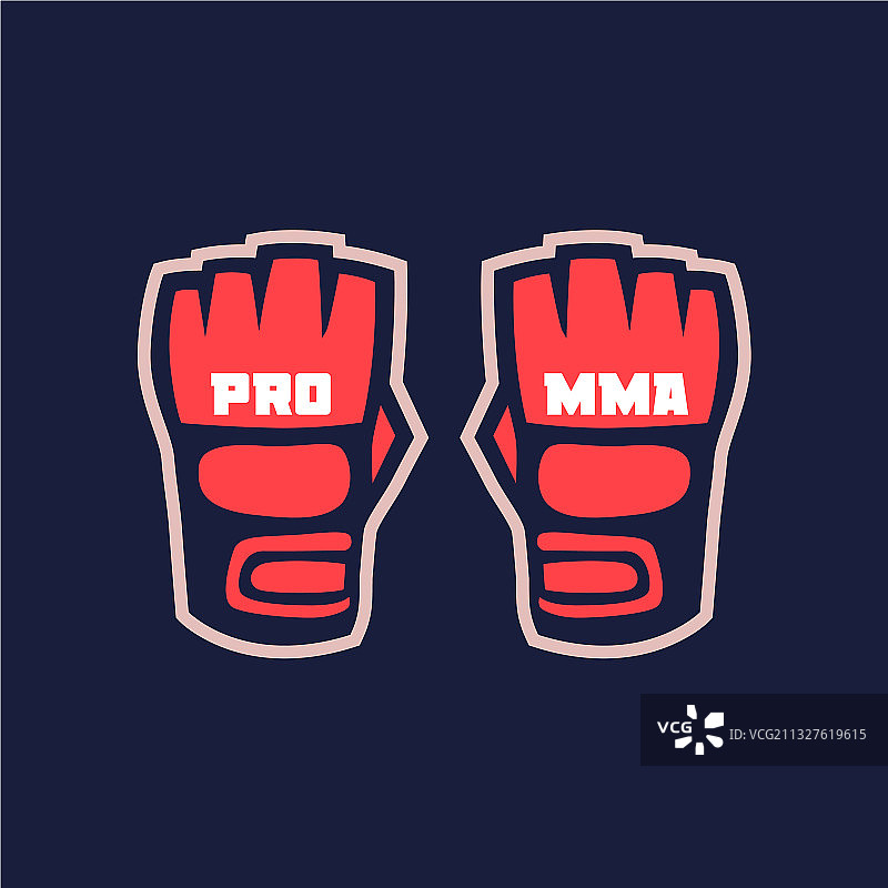 综合格斗手套模板图片素材