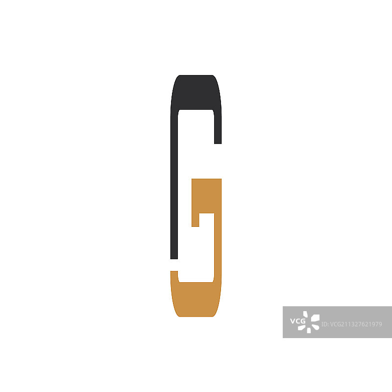 首字母GR或RG标志设计图片素材