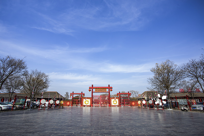 安阳殷墟博物苑大门图片素材