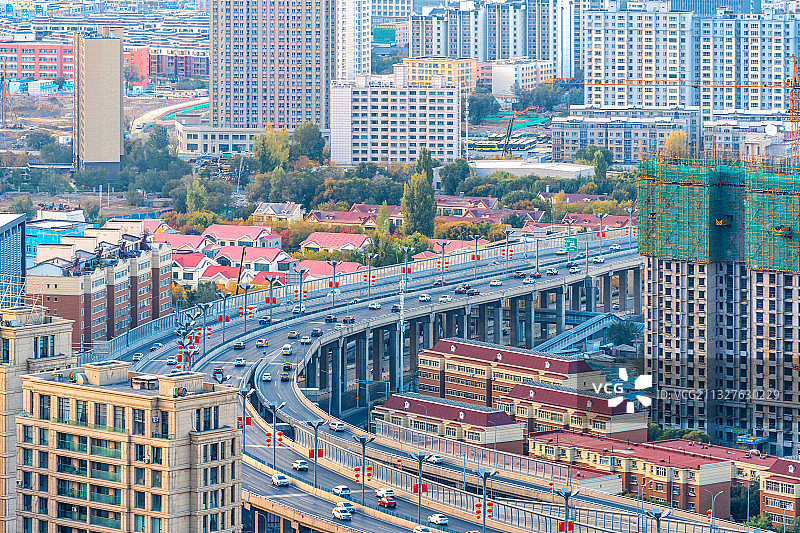 新疆乌鲁木齐市城市风光图片素材