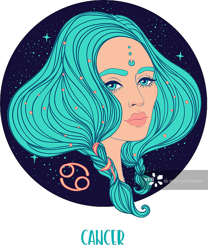 巨蟹座占星符号图片素材