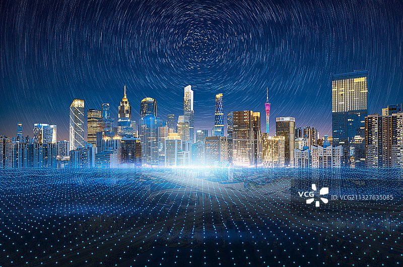 广州科技城市建筑图片素材