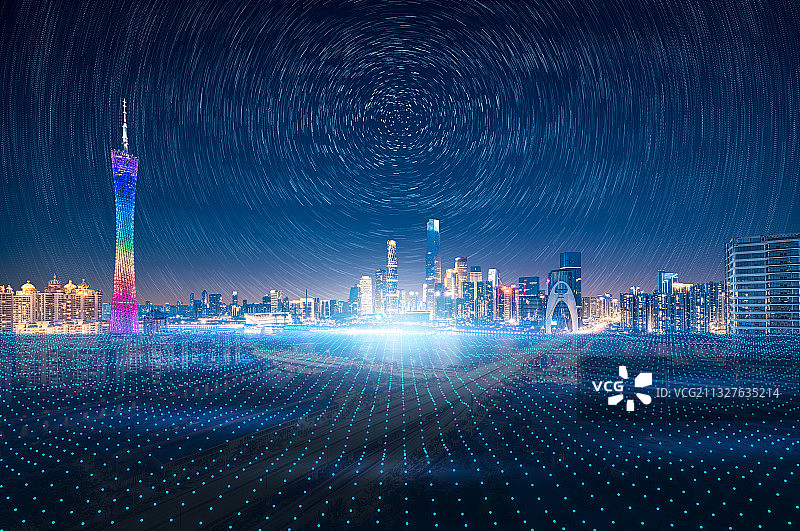 广州科技城市建筑图片素材