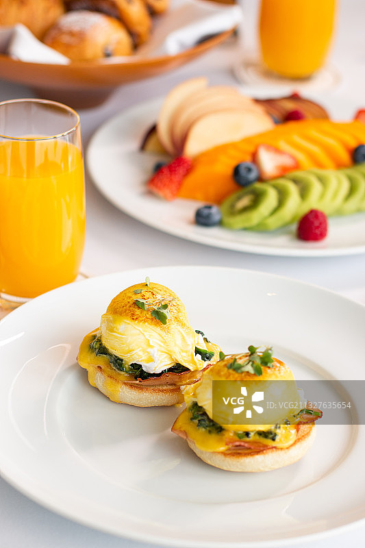 班尼蛋早餐图片素材