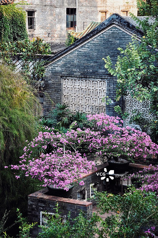 广东东莞可园 岭南园林图片素材