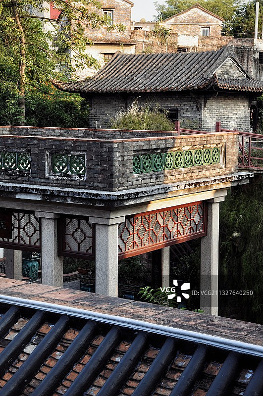 广东东莞可园 岭南园林图片素材