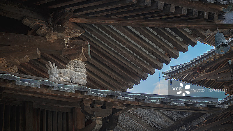 法隆寺斗拱图片素材