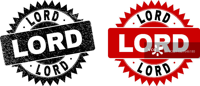 带有复古纹理的黑色花结印章图片素材