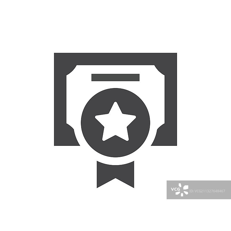 黑色高品质认证图标图片素材