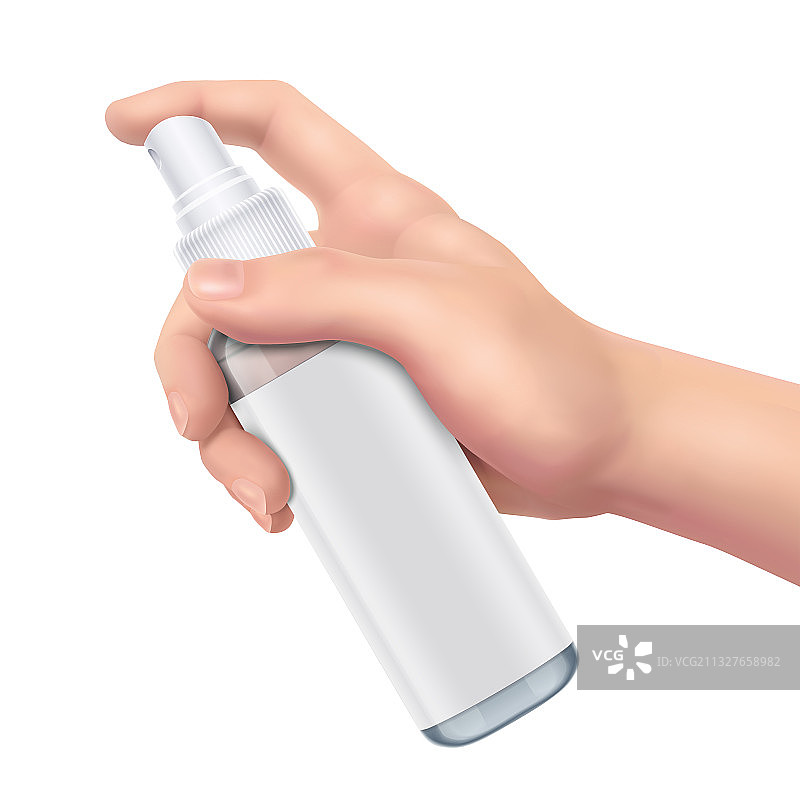 手持喷雾罐写实素材图片素材