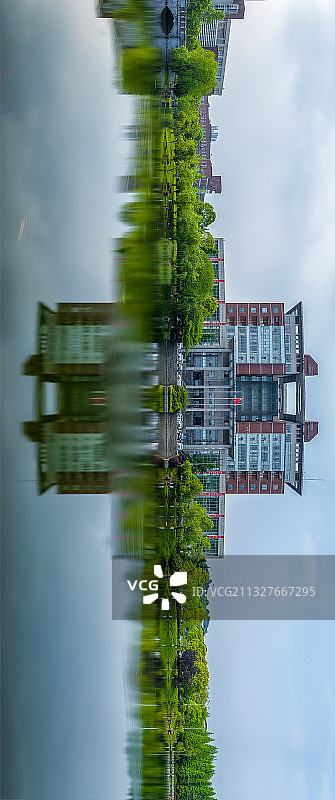 长沙理工大学云塘校区图书馆图片素材