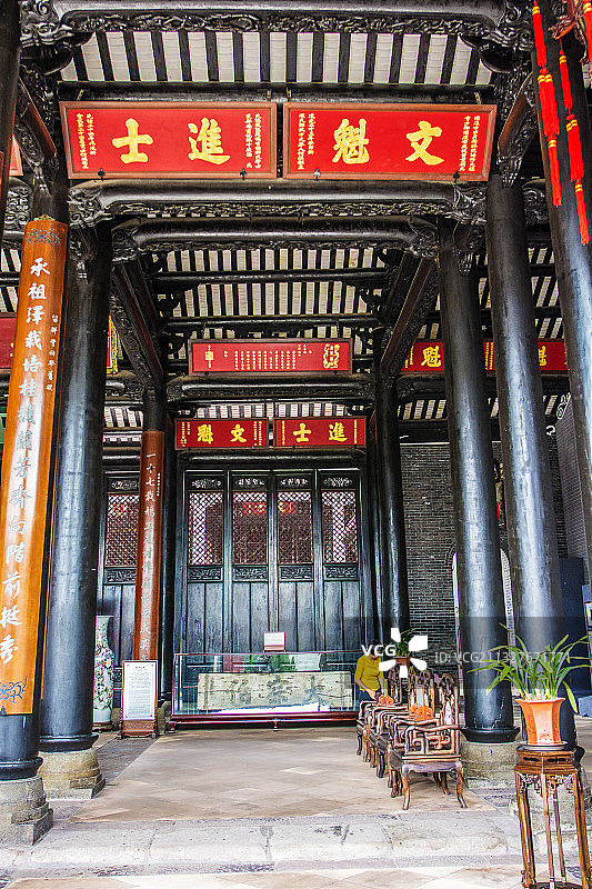 广州沙湾古镇留耕堂图片素材