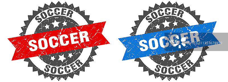 足球乐队标志足球垃圾邮票套装图片素材