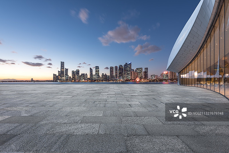 城市天际线，建筑图片素材