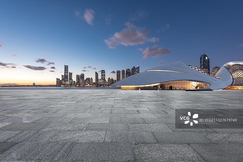 城市天际线，建筑图片素材