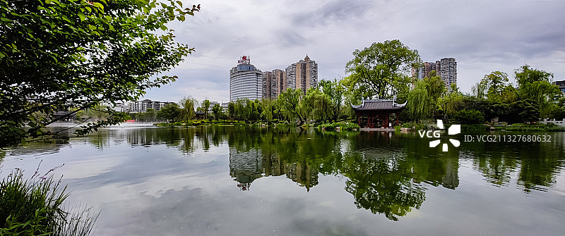 四川南充北湖公园图片素材