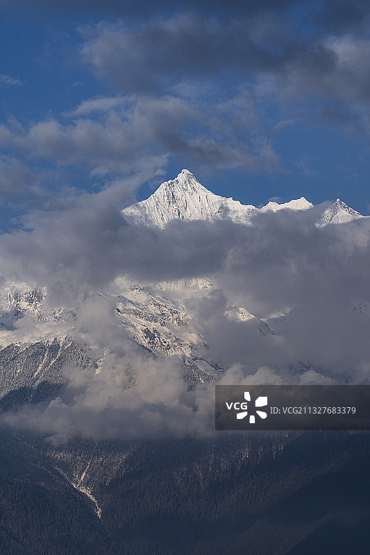神圣的卡瓦格博图片素材