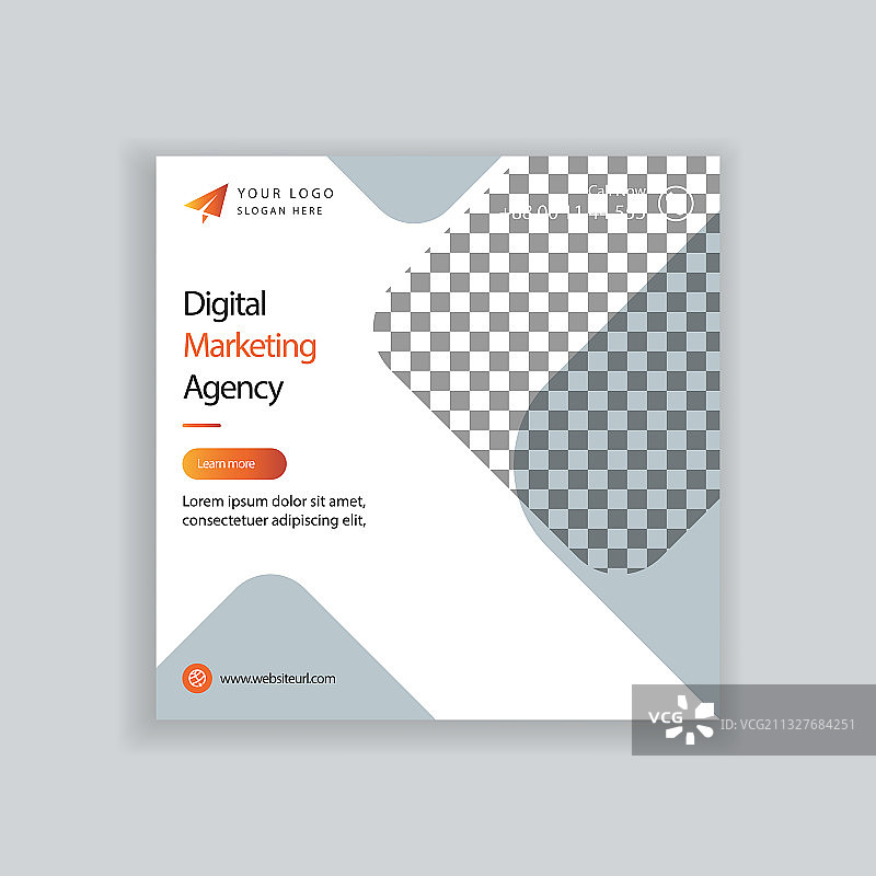 数字营销机构社交媒体帖子图片素材