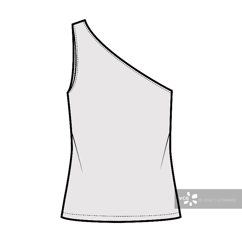 单肩吊带背心，科技时尚图片素材