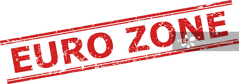 欧元区双重污迹印章图片素材