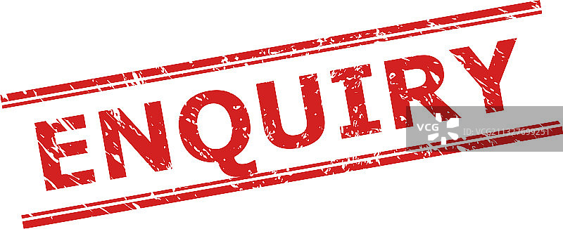 带有Grunge纹理和双重效果的查询印章图片素材