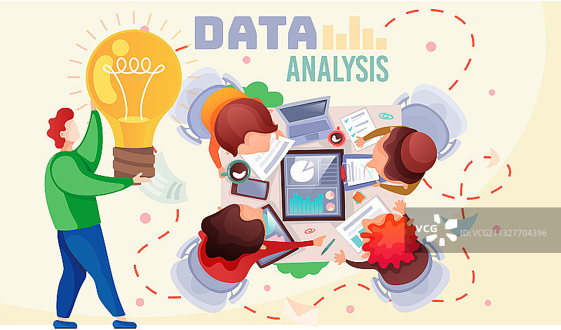 办公室职员研究信息图图片素材