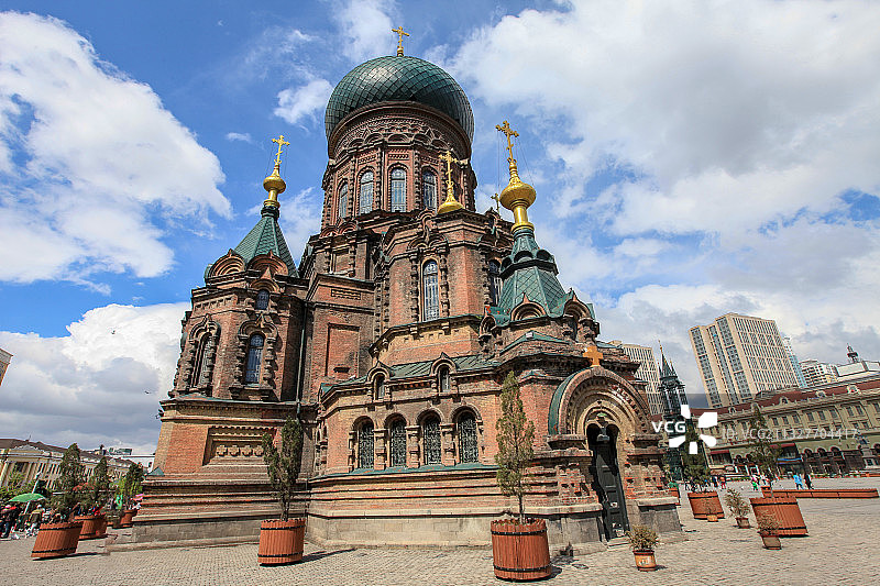 黑龙江哈尔滨圣·索菲亚大教堂图片素材